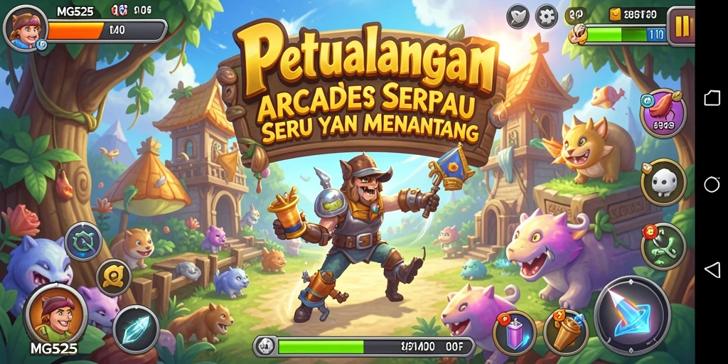 Gameplay seru MG525 dengan grafik menakjubkan.